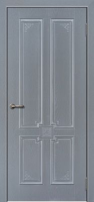 Испания с тиснением RAL 7040 патина белая ДГ 2000*600